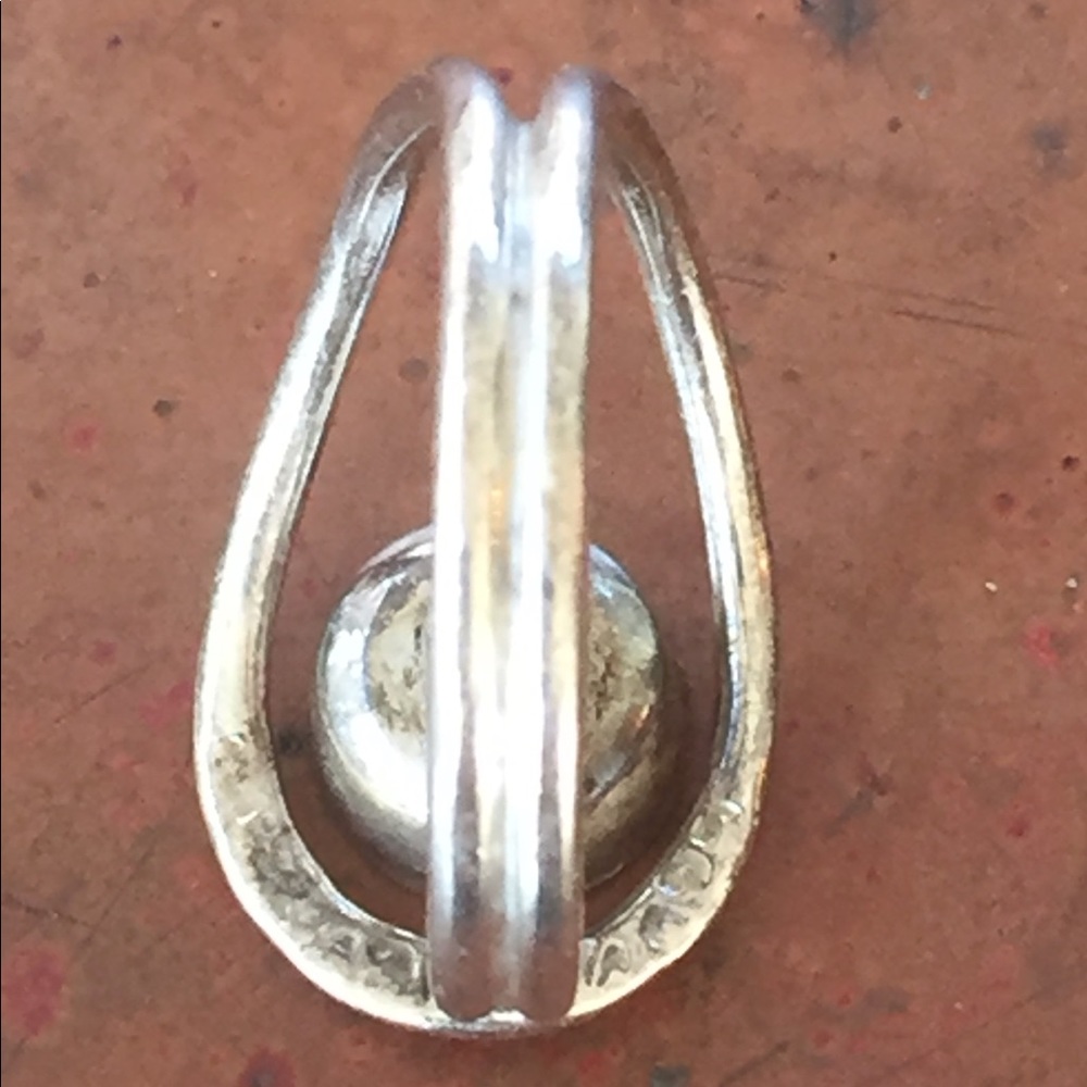 Vintage Silver ring with onyx inset size 6-6.5 adjustable Mexico stamped - Picture 6 of 11